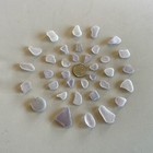 Genuine Beach Sea Glass 30 Pieces Lavender Amethyst Surf-tumbled Mendocino Ca