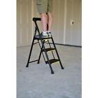Gorilla Ladders Step Stool Foldable Steel Slip-resistant 300 Lbs  Load Capacity