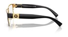Versace Ve 1274 1436 55mm Black Metal Rectangle Eyeglasses 55mm
