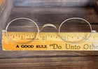 Antique Stevens   Co  S-q Gold Filled Wire Rim Eyeglass Frames
