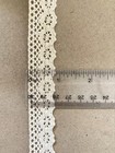 2 Yards Vintage Beige Crochet Lace Trim Ribbon   Great For Sewing   Crafts
