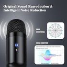 Usb Computer Microphone Plug And Play Desktop Condenser Mic With Mute Button
