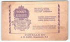 C1890 Wood s Boston Coffees Declaration Of Independence Trade Card P1941
