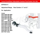 Lykt 2pcs Rear Adjustable Upper Camber Control Arms Kit For Lexus Gs   is   rc