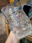 Vtg Barware   Cocktail 6    Pitcher Heavy Glass  Smaller Size
