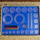Vtg 1967 Kenner s Spirograph Red Drawing Set  401 Gears Manual Pens Complete