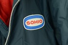 Vintage Sohio Oil   Gas Men s Small Blue Service Jacket - Sohio Patch