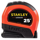 25 Ft  Lever Lock High Visibility Tape Measure