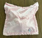 Carters White Bear Kitten Holding Pink Baby Blanket Satin Trim Security Lovey