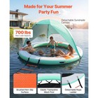 Inflatable Floating Dock 8 x6  10 x6  8  10  12  8 5  10 x8  15 x6  W  Mesh Pool