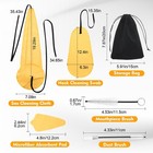 Ahier 7pcs Saxophone Cleaning Kit  Clarinet Kit Yellow