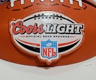 Coors Light Beer Nfl Game Night Table Tent Bar Menu Display Stand