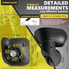 Replacement Luggage Wheels - Durable Suitcase Repair Parts  Easy Install  Univer