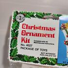 Walco Holiday Package Of Toys Vintage Sequin Bead Christmas Ornament Craft Kit
