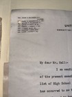 Signed 1906 Letter  United States Senate New Hampshire Senator Jacob Gallinger