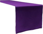 14  Wide Wedding   Party Decoration Solid Polyester Poplin Table Runner 14 x90 