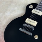 Custom Shop Lp Matte Black Electric Guitar Mahogany Body P90 Pickups