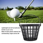 Black Golf Ball Basket Nylon Plastic Golfball Container Golf Ball Holder Contain