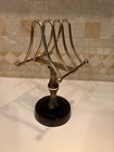 Vtg 1970s Mid Century Modern Plastic Hand Towel Napkin Mail Toast Stand Holder