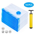10-50 Jumbo Vacuum Storage Bags L Bedding Clothes Travel Space Saver W hand Pump