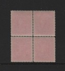 Montenegro 1907 King Nicholas  new Currency  5k  Red Top Value Block 4  vf Mlh 