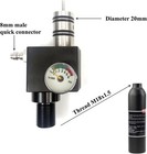Airmega Pcp Airforce Valve Airgun Regulator For Paintball Tank Charging Black 
