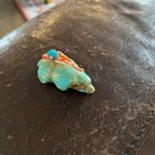 Native American Zuni Turquoise Badger Fetish By Leland Boone   Daphne Quam