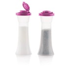Tupperware Large Hourglass Salt   Pepper Shaker Set New