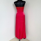 Alfred Angelo Beaded Gown Women s Size Small  Sweetheart Slit  Red