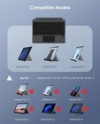 Surface Pro 9 Wireless Bluetooth Keyboard W  Touchpad   Pen Storage     Black