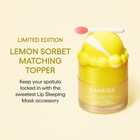 New Ltd Laneige Lip Sleeping Mask Lemon Sorbet 20grams With Topper Brush Holder