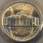 1943-d Jefferson Nickel 5c Pcgs Ms 66fs Silver War Issue