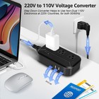 Voltage Converter 2300w Power Step Down 220v To 110v Universal Travel Adapter   