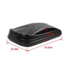 15 Cubic Vehicle Roof Top Travel Storage Box Cargo Luggage Carrier W  Lock   Key
