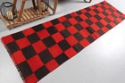 Turkish Herki Runner Rug 2 6x9 2 Ft  78x281 Cm   Vintage Red Oriental Wool Rug