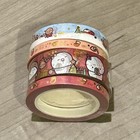 Every Minute A Story Holiday Magic Beanie Washi Tape Set 4 Rolls Emas Christmas