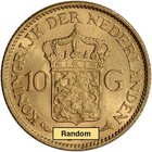 Netherlands Gold 10 Gulden   1947 Oz  - Au - Random Date