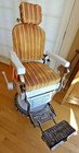 Vintage Koken White Porcelain Barber Chair 528n In Great Working Condition 