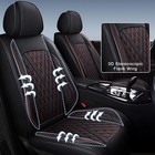 Car 5-seat Cover Faux Leather Full Set Cushion Pad For Honda Pilot 2005-2016