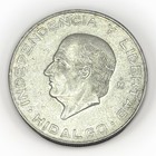 Mexico Diez Pesos Hidalgo 1956 Large Coin Silver  10 Pesos Plata  900 Silver