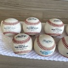 Lot Of 11 Official Rawlings Game Used Major League Baseballs Mlb Real Leather