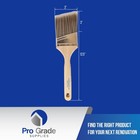 Pro Grade - Paint Brushes - 2ea 3  Angle Brushes