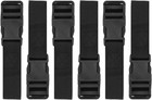 6 Pack Luggage Nylon Straps With Quick Release Buckle Utility Straps For Travel