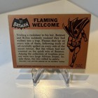 1966 Topps Batman Black Bat Usa Set Break   51 Flaming Welcome    
