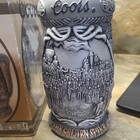 Coors Beer Stein Golden Spike 2nd In Series Of Collector Steins 2001 Box   Coa