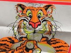 1968 Esso Tiger Blacklight Poster 28x40 Humble Oil    i Need You Now    Vintage