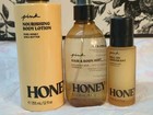 Victoria Secret Honey Body Lotion Mist Oil 3 Pc Full Size Gift Set  60217 