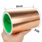 6  Copper Foil Tape copper Tape With Conductive Adhesive For Guitar stained G   