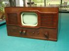 Vintage 1940 s National Tv-7w  7  Table Top Tv In Mahogany Cabinet   2