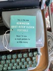 Vtg 1958 Remington Quiet-riter 11 Miracle Tab Typewriter W case   Manuals